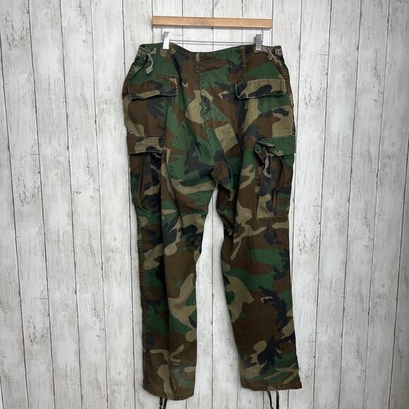 Propper International Green Camo Cargo Hunting Combat Straight Leg Baggy Pants - Picture 2 of 15